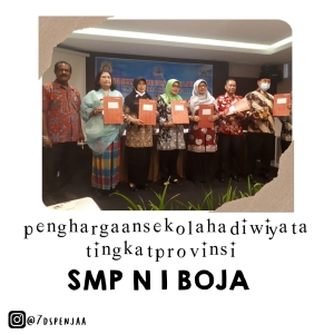 SMPN 1 Boja Sebagai Sekolah Adiwiyata TK. Propinsi